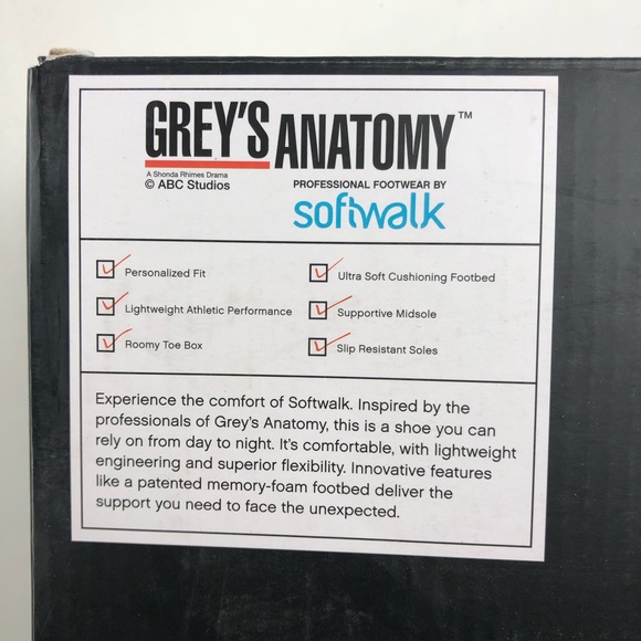 Greys Anatomy Softwalk Meredith Sport Red Clogs - Picture 8 of 8